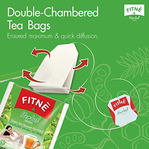 FITNE Green Tea Herbal Honey Lemon With Garcinia Senna Infusion Gentle Detox Cleanse FITNÈ Au supplements