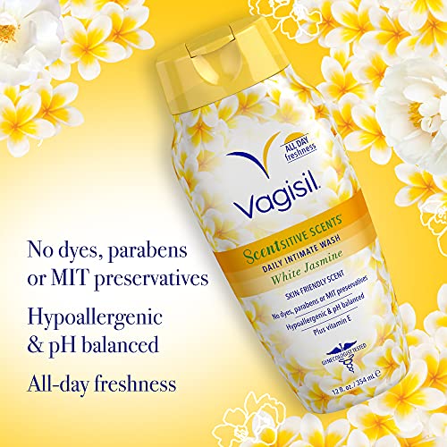 Vagisil Feminine Wash for Intimate Area Hygiene, Scentsitive Scents, pH Balanced and Gynecologist Tested Vagisil Au supplements