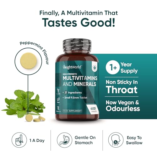 Multivitamin Tablets for Men & Women with 27 Active Multivitamins & Minerals Like Iron WeightWorld Au supplements