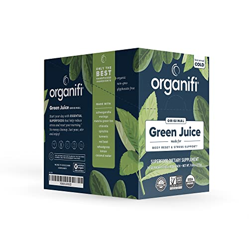 Organifi: GO Packs - Green Juice - Organic Superfood Supplement Powder - 30 Count Organifi Au supplements