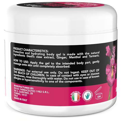 Dulac - Devil's Claw 98% Cream Maximum Strength 16.9 Fl Oz, Natural Joint and Muscle Comfort Cream, Enriched with Menthol for Cool Effect DULÀC FARMACEUTICI 1982 Au supplements