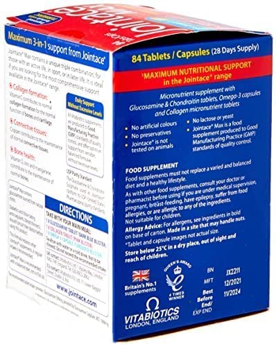 Jointace Vitabiotics Max, 84 Count (Pack of 1) Vitabiotics Au supplements