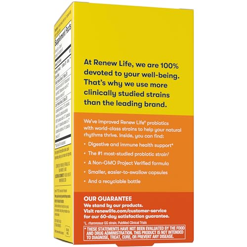 Renew Life Everyday Probiotic Capsules, Daily Supplement Supports Urinary, Digestive Renew Life Au supplements