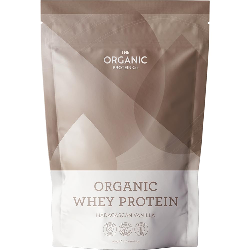 The Organic Protein Co. - Madagascan Vanilla Organic Whey Protein Powder The Organic Protein Company Au supplements