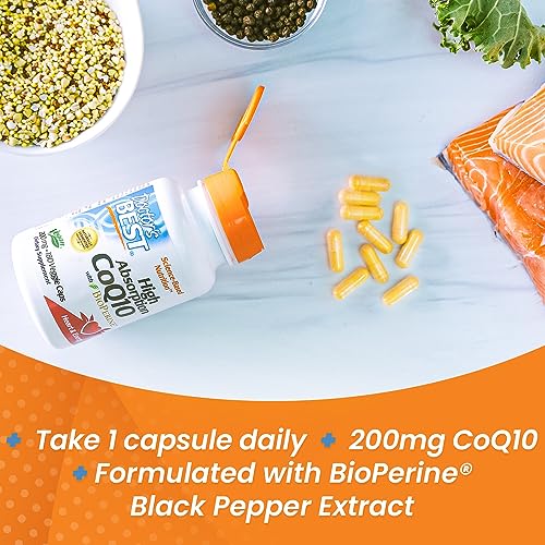 Doctor's Best High Absorption CoQ10 with BioPerine, Non-GMO, Gluten & Soy Free Doctor's BEST Au supplements