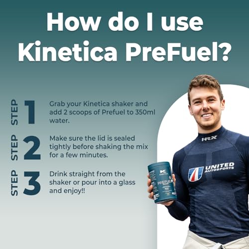 Kinetica PreFuel, Pre Workout, 5.9g Amino Acids & 2.3g BCAA's per Serving, 30 Servings Kinetica Au supplements