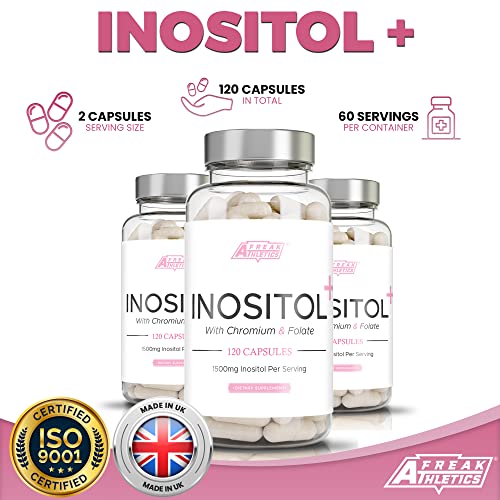 Myo-Inositol Capsules by Freak Athletics - Inositol Capsules with Chromium & Folate Freak Athletics Au supplements