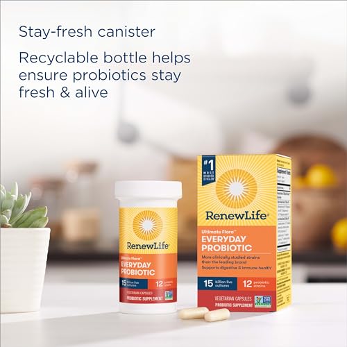 Renew Life Everyday Probiotic Capsules, Daily Supplement Supports Urinary, Digestive Renew Life Au supplements