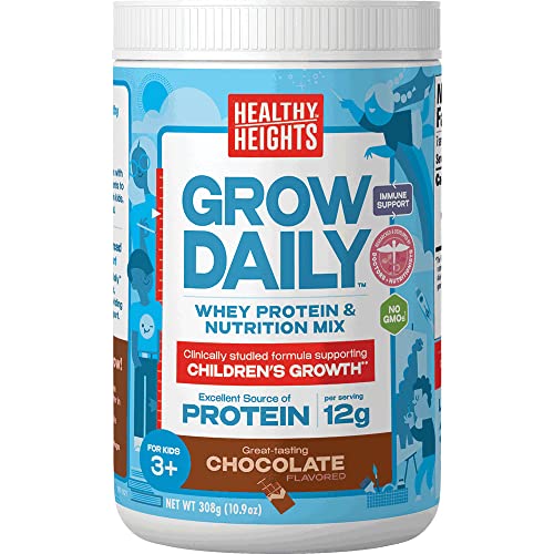 Grow Daily 3+ Shake Mix 7-serving Canister by Healthy Heights - Protein Powder Healthy Height Au supplements