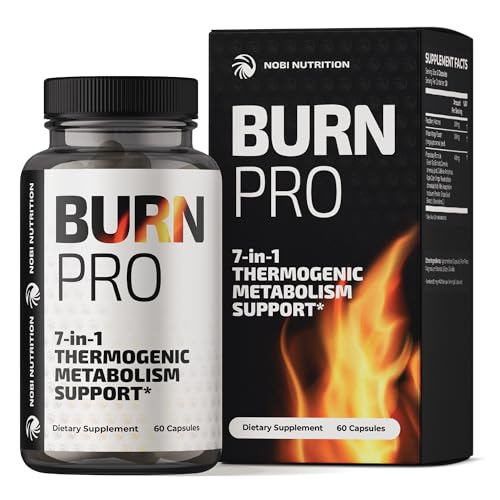 Burn Pro 7-in-1 Thermogenic Metabolism Booster | Weight Management Support Supplem Nobi Nutrition Au supplements