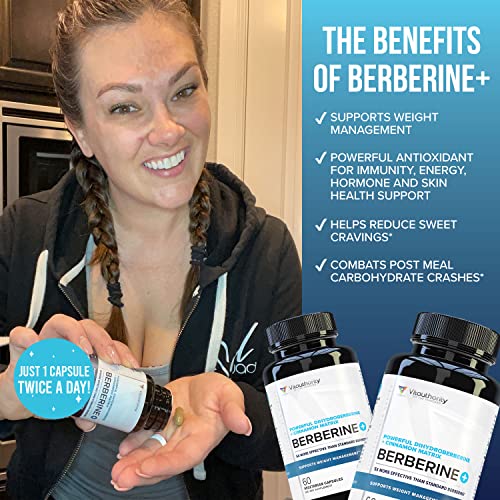 Vitauthority Extra Strength Berberine with Ceylon Cinnamon High Absorption Vitauthority Au supplements