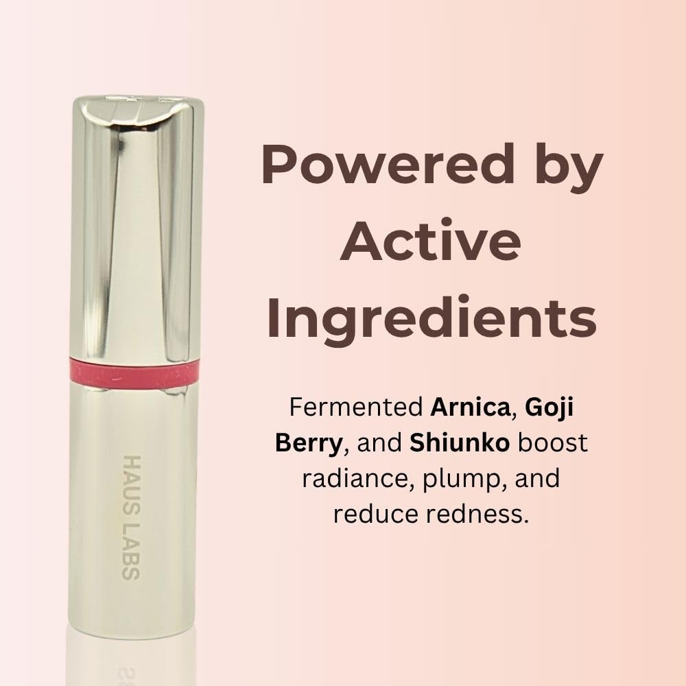 Haus Labs Color Fuse Longwear Hydrating Glassy Lip + Cheek Blush Balm Stick - Glassy Rosette Haus Laboratories Au supplements