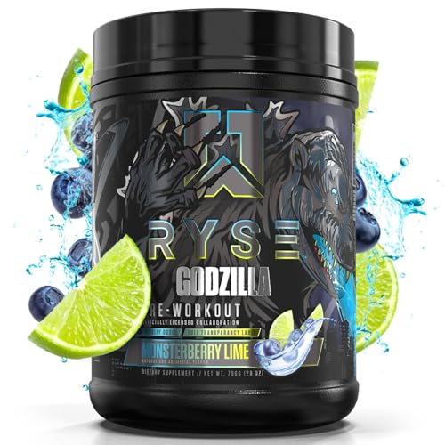 Ryse Noel Deyzel x Godzilla Pre Workout | Intense Pumps, Energy, & Focus | Citrulline & Beta RYSE Up SupplementsAU supplements