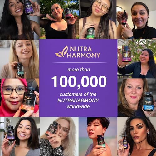 Liquid Biotin & Collagen - Vitamins for Hair Growth Support for Women & Men NUTRAHARMONY Au supplements