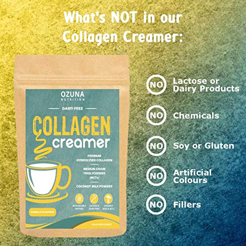 Collagen Coffee Creamer | Keto & Paleo | Premium Hydrolysed Collagen Peptides & Coconut MCT OZUNA NUTRITION Au supplements