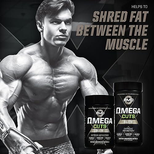 PMD Sports Omega Cuts Elite Fat Loss-Muscle Defining Formula - Omega Fatty Acids PMD Au supplements