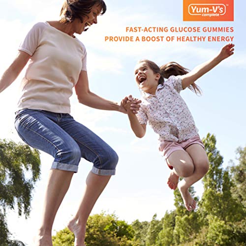 YumVs Complete Glucose Gummies, Raspberry Flavor, (60 Ct); Chewable YUM-V'S Au supplements