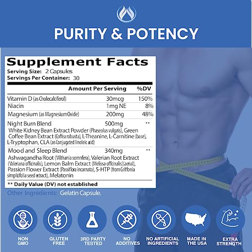 Thermogenic Shred - Fat Burner Sleep Aid Diet Pills, Appetite Suppressant for Weight Loss THE ENCLARE NUTRITION Au supplements