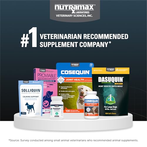 Nutramax Dasuquin for Small to Medium Dogs, Joint Health Supplement, Contains Glucosamine for Dogs, Plus Chondroitin, ASU and More, Supports Healthy Joints, Chewable Tablets, 150 Count Nutramax Laboratories Au supplements