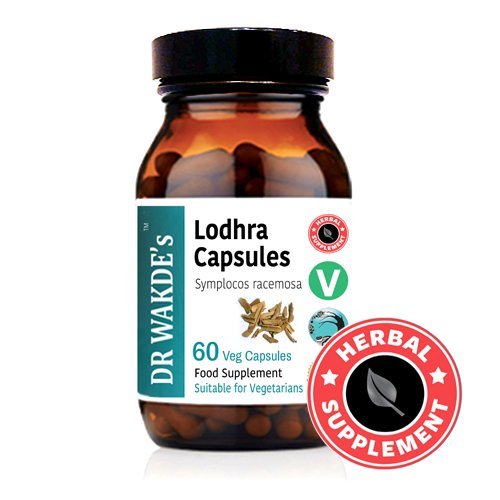 DR WAKDE's Organic Lodhra Capsules (Symplocos racemosa) I 100% Natural Herbal Supplement I 60 Veggie Capsules DR WAKDE's Au supplements