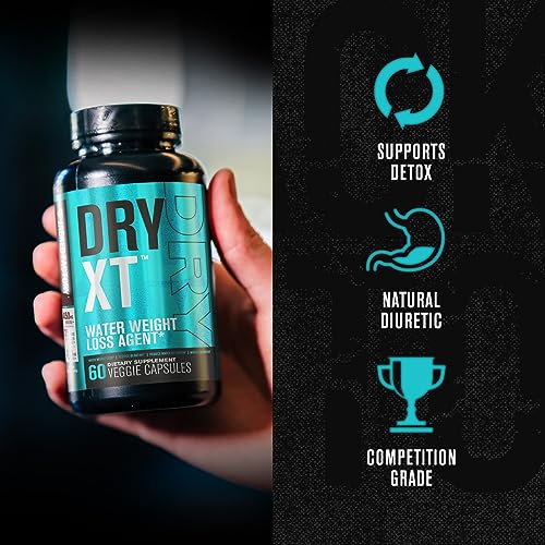 Dry-XT Water Weight Loss Diuretic Pills - Natural Supplement for Reducing Water Retention Jacked Factory Au supplements