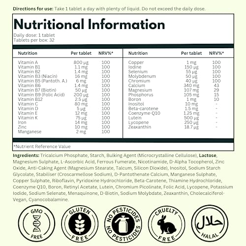 NutraKing Multivitamin Tablets for Women (32 Day Supply) - 31 Multivitamins NutraKing Au supplements