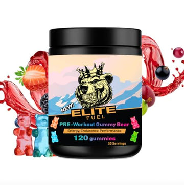 Pre Workout Gummies Elite Fuel - Endless Energy, Instant Strength Gain, Intense Pump Heath Secret Au supplements