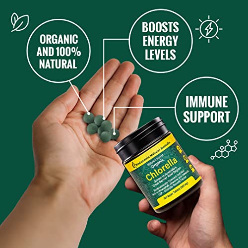 Biogenesis Organic Chlorella Tablets | Australian Grown | Chlorophyll-Rich Biogenesis Au supplements