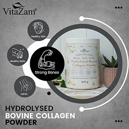 Vitazam Bovine Collagen Peptides - Hydrolyzed Type 1 & 3 Collagen Powder Protein Supplement for Healthy VitaZam Au supplements