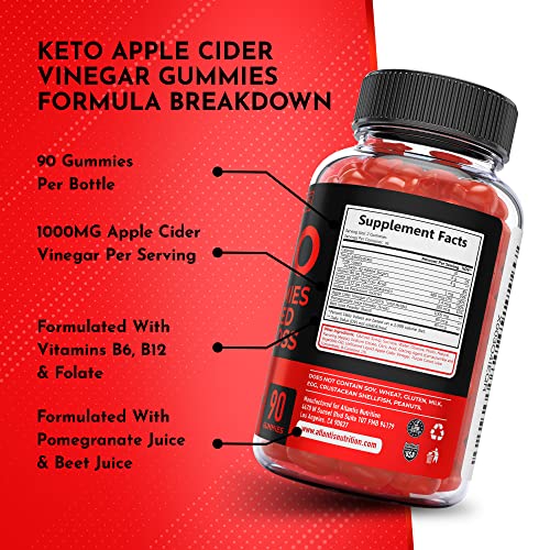 Keto ACV Gummies for Weight Loss - Supports Digestion, Advanced Weight Loss, Detox Atlantis Nutrition Au supplements