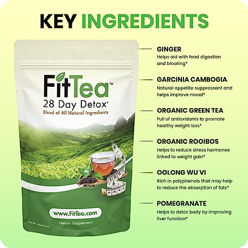 The ORIGINAL FitTea 14 Day Detox Tea for Weight Loss and Belly Fat - Detox Cleanse FitTea Au supplements