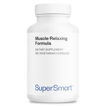 Supersmart - Muscle Relaxing Formula (Advanced Complex) - with Magnesium, Calcium, Vitamin E, Plants Extracts | Non-GMO & Gluten Free - 180 Vegetarian Capsules Supersmart Au supplements