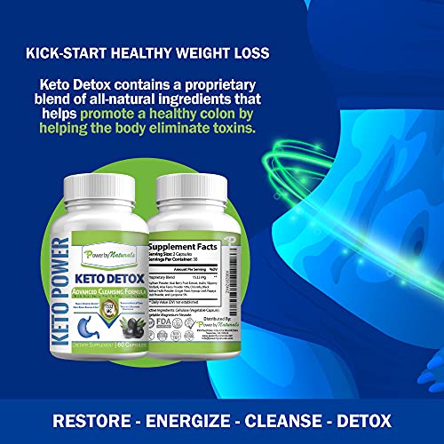 Power By Naturals Keto Colon Cleanser & Detox - Rapid Weight Loss Pills, Gut Health Power By Naturals Au supplements