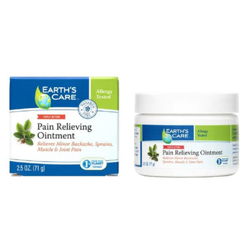 Earth's Care Pain Relieving Ointment - Triple Action Muscle and Joint Cream - Topical Analgesic 2.5 oz. (71 g) Earth's Care Au supplements