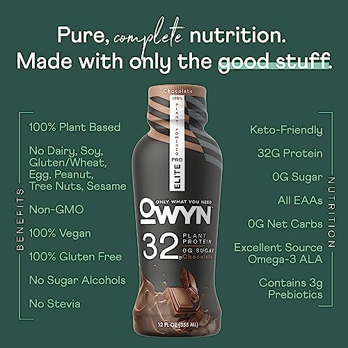 OWYN Only What You Need Pro Elite Vegan High Protein Keto Shake, 32g Protein OWYN Only What You Need Au supplements