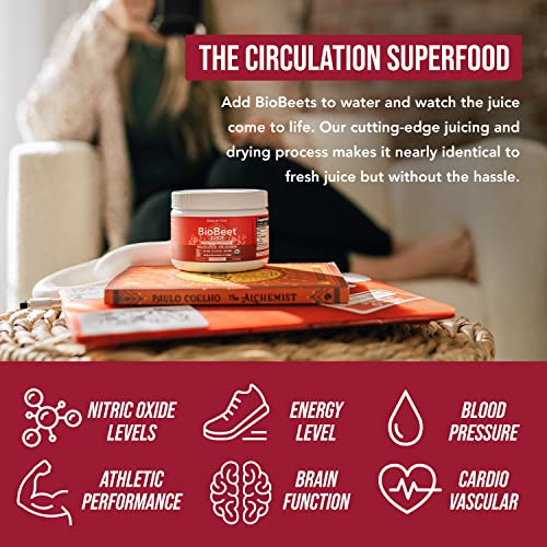 BioBeet Max Strength Beet Root Juice Powder – 20:1 Concentrate, Each Serving Derived Triquetra Health Au supplements
