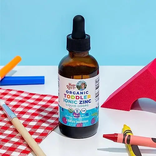 MaryRuth Organics USDA Toddler Liquid Drops | Zinc Sulfate | Immune Support Supplement| Skin Health | Vegan | Formulated for Ages 1-3 | Delicious Berry Flavor | 1 Month Supply | 2 Fl Oz MARYRUTH'S Au supplements