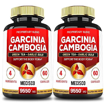 Garcinia Cambogia 9550mg - 4 Month Supply - Supplement for Men and Women - A Natural Mecisco Au supplements