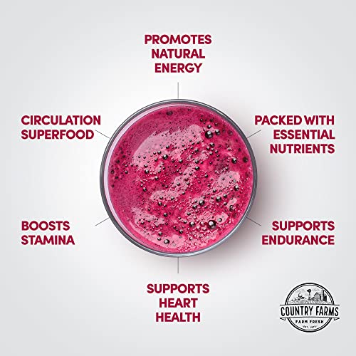 COUNTRY FARMS Bountiful Beets Powder, Wholefood Beet Extract Superfood, Natural Nitric COUNTRY FARMS Au supplements