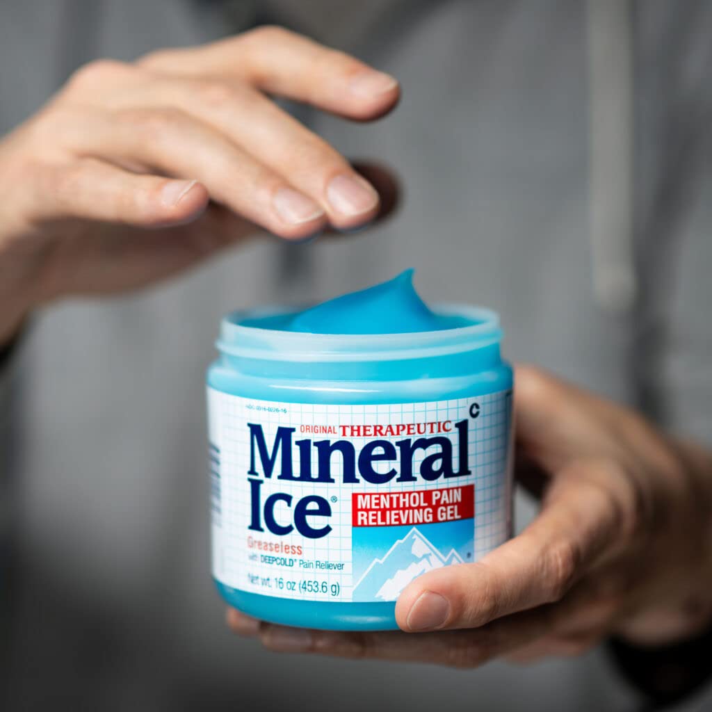Mineral Ice Pain Relieving Gel - 8 oz, Pack of 4 Mineral Ice Au supplements