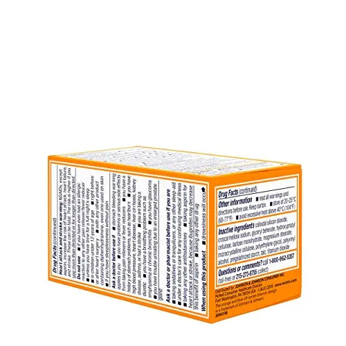 Motrin PM Pain Relief Caplets with 200 mg Ibuprofen & 38 mg Diphenhydramine Sleep Aid, Nighttime Pain Reliever for Minor Aches & Pains Helps You Fall Asleep & Stay Asleep, 20 ct Motrin Au supplements
