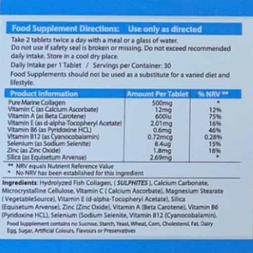 AHS Pure Marine Collagen 120 Tablets AHS Au supplements