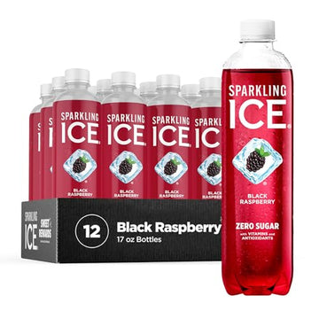 Sparkling Ice, Black Raspberry Sparkling Water, Zero Sugar Flavored Water, with Vitamins Sparkling ICE Au supplements
