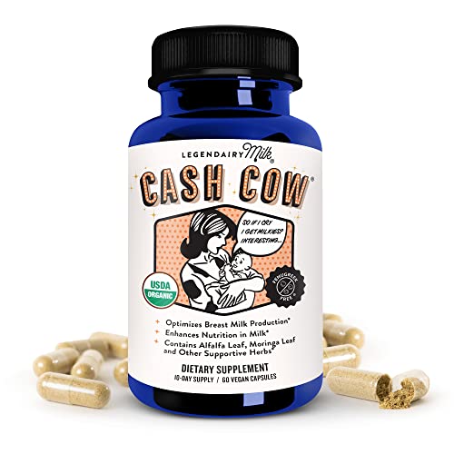 Legendairy Milk Cash Cow Lactation Supplement, Moringa, Alfalfa, and Goat's Rue Legendairy Milk Au supplements