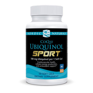 Nordic Naturals Nordic CoQ10 Ubiquinol Sport - 60 Mini Soft Gels - 100 mg Ubiquinol - Heart Health, Physical Performance, Cellular Energy Production - Non-GMO - 60 Servings Nordic Naturals Au supplements