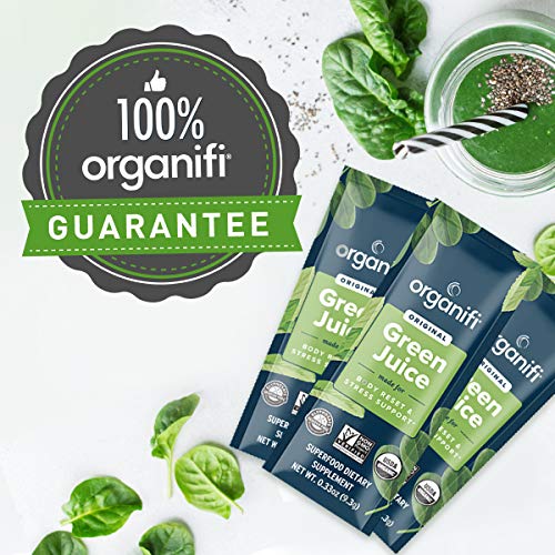 Organifi: GO Packs - Green Juice - Organic Superfood Supplement Powder - 30 Count Organifi Au supplements