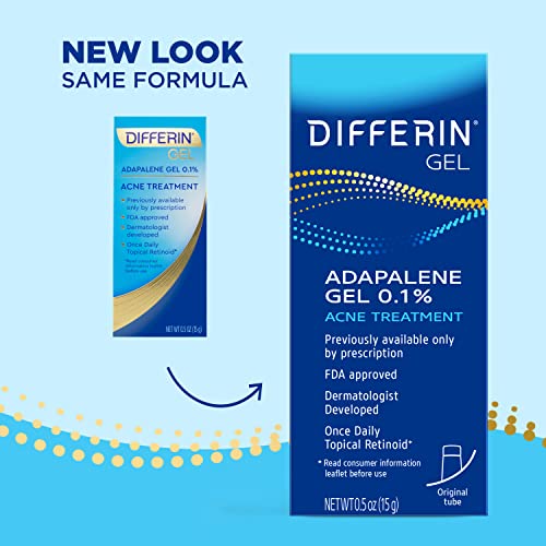 Differin Acne Treatment Gel, 30 Day Supply, Retinoid Treatment for Face Differin Au supplements