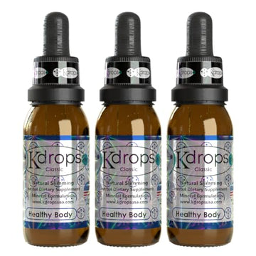 KDROPS CLASSIC - Powerful Fat Burner, Liquid Drops - 3 Month Treatment (Pack of 3) KDrops Classic Au supplements