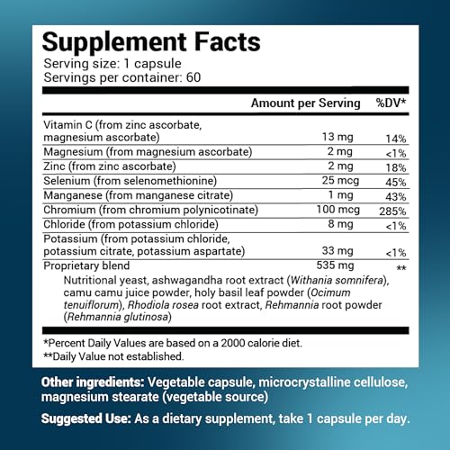 Dr. Berg Adrenal & Cortisol Capsules - Adrenal Supplement & Cortisol Manager - Mood Dr. Berg Nutritionals Au supplements