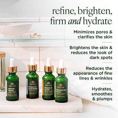 Tree of Life Advanced Regimen - 4ct x 1 Fl Oz - Niacinamide Serum (Refine) Tree of Life Beauty Au supplements